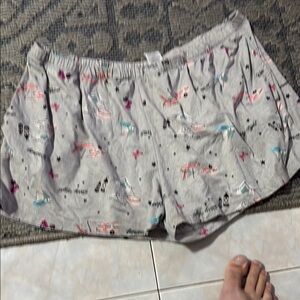 Gray Printed Shorts